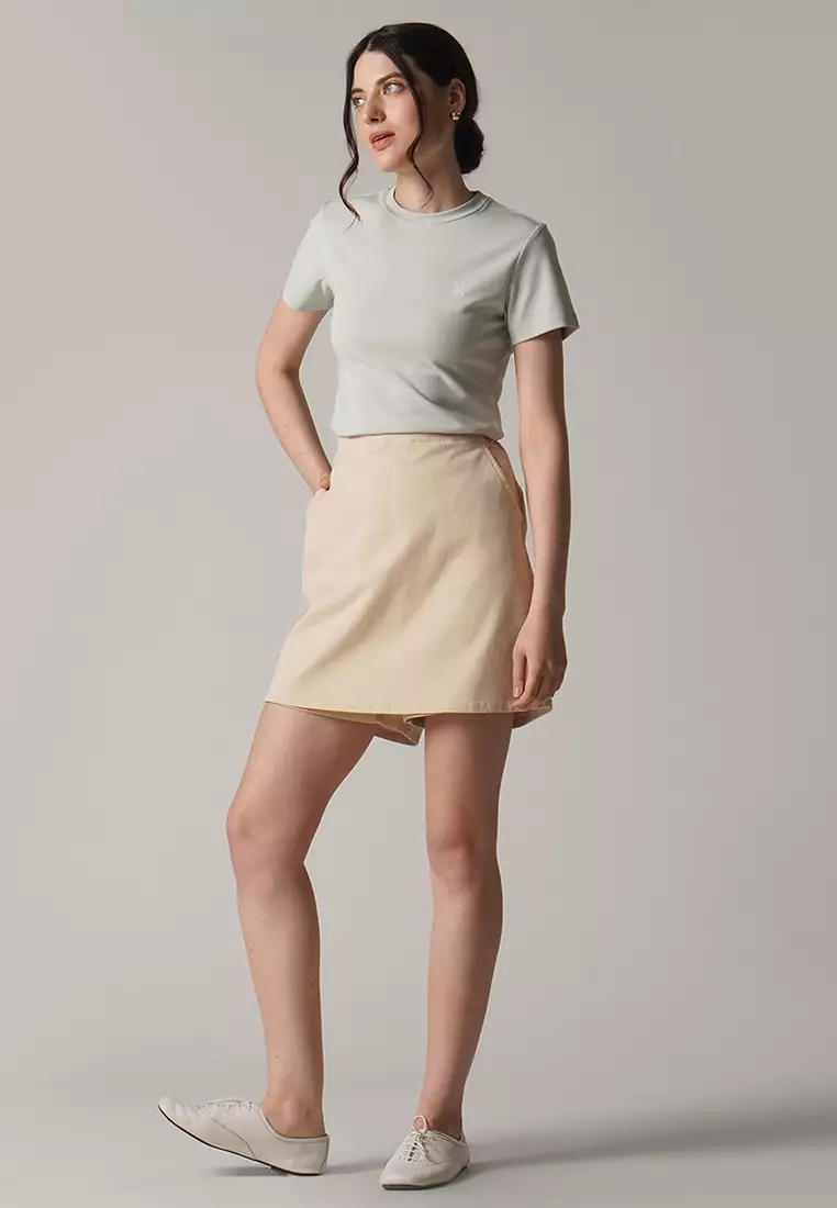 Soft Rib Crew Neck T-Shirt