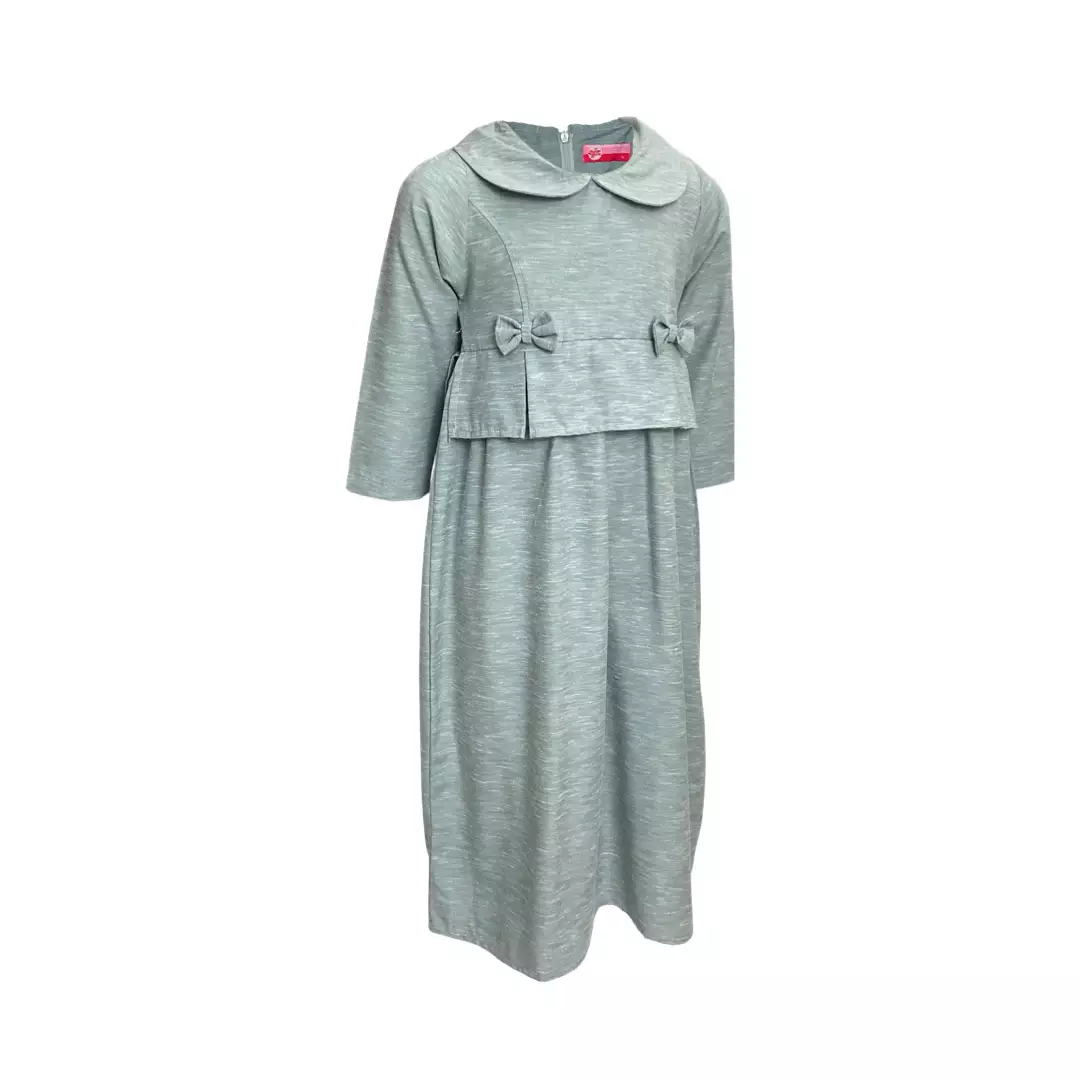Pingu Gamis Anak Perempuan Polos Hijau 94300429