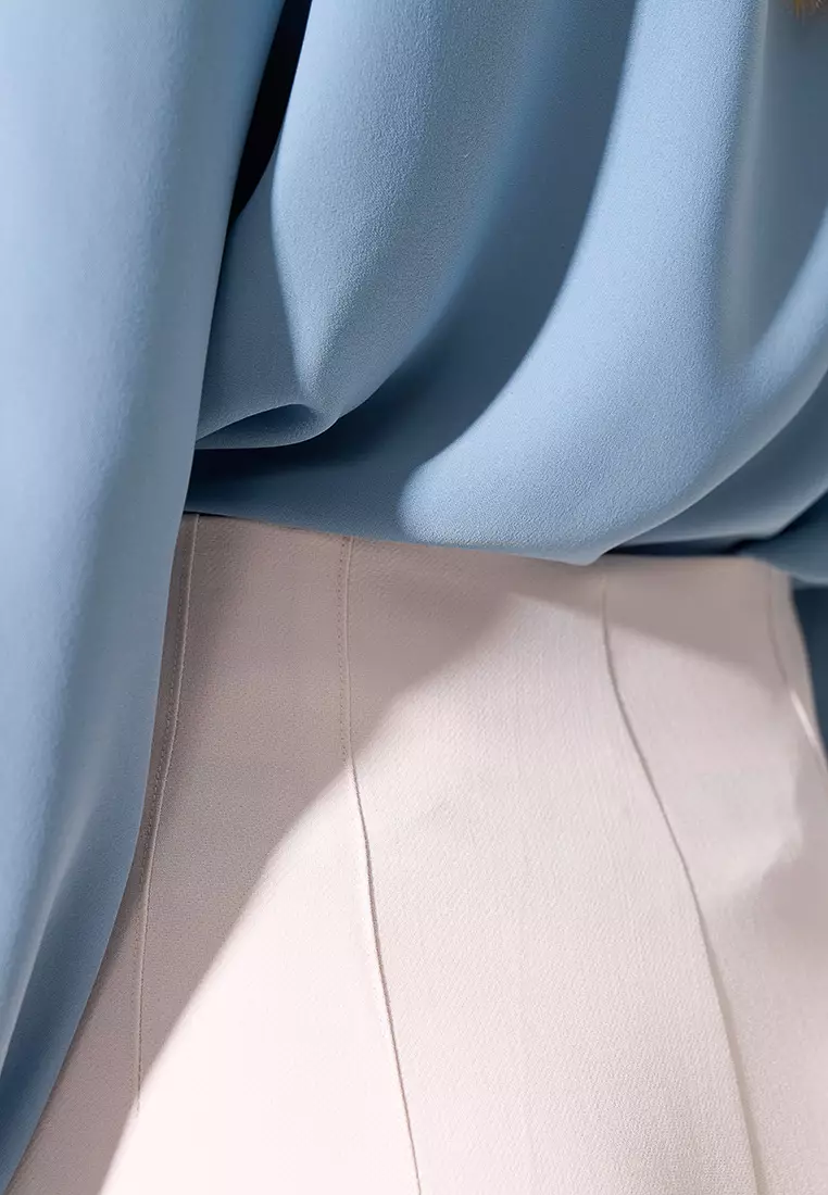 Ivory Tapered Casual Pants