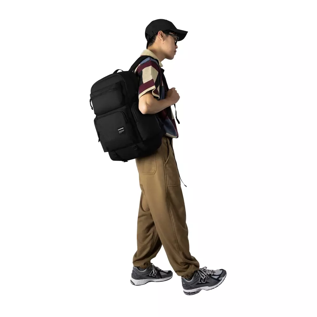 Extricate 1.0 Laptop Backpack 14 Inch Tas Ransel Kerja Kuliah Sekolah Classic 24 L - Hitam