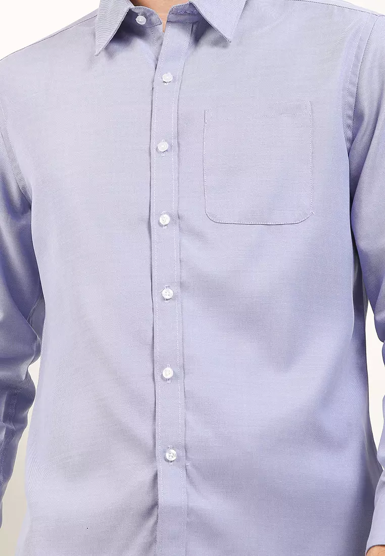 Oxford Soft Touch Long Sleeves Slim Fit Royal Series No. 03