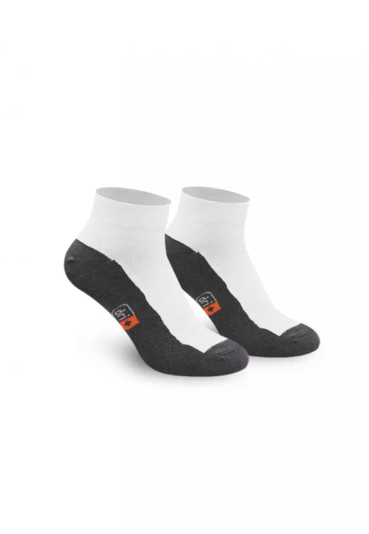 DMCG12 Men's Cotton Lite Casual Ankle Socks - 3 Pairs