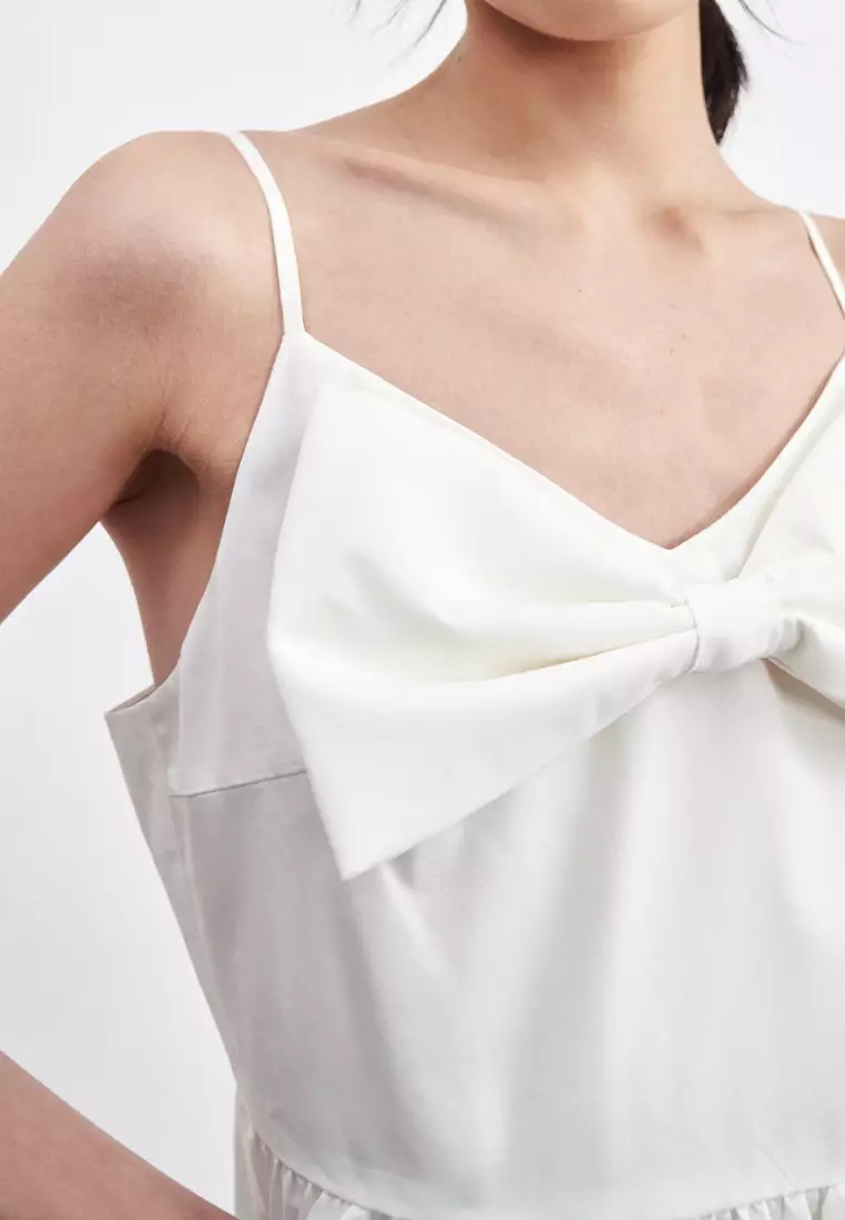 Bow Detail Strappy Dress