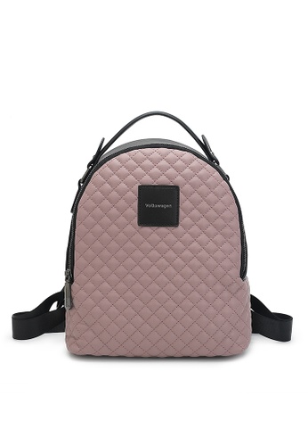 Volkswagen pink Women's Backpack - Pink 4BBFEAC0900544GS_1