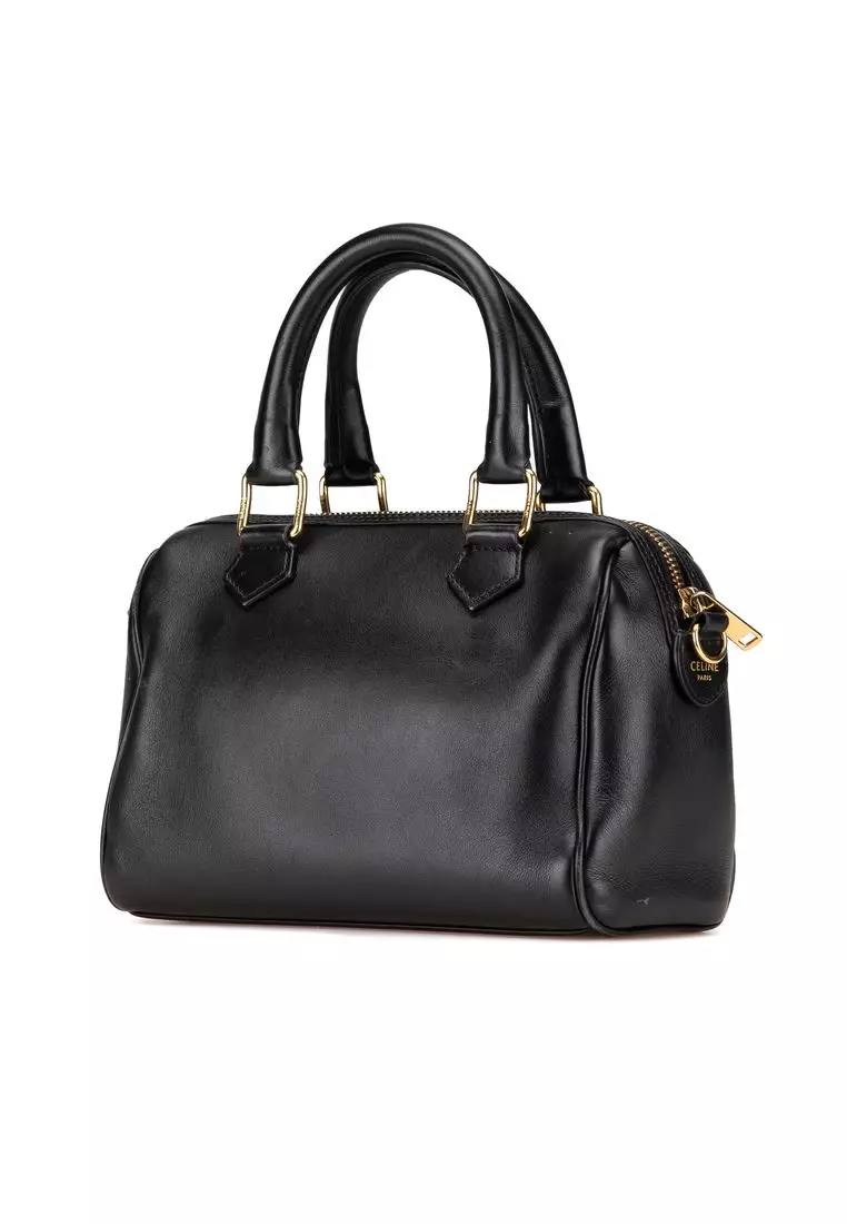 Celine Pre-Loved Celine Smooth Calfskin Cuir Triomphe Satchel 2026