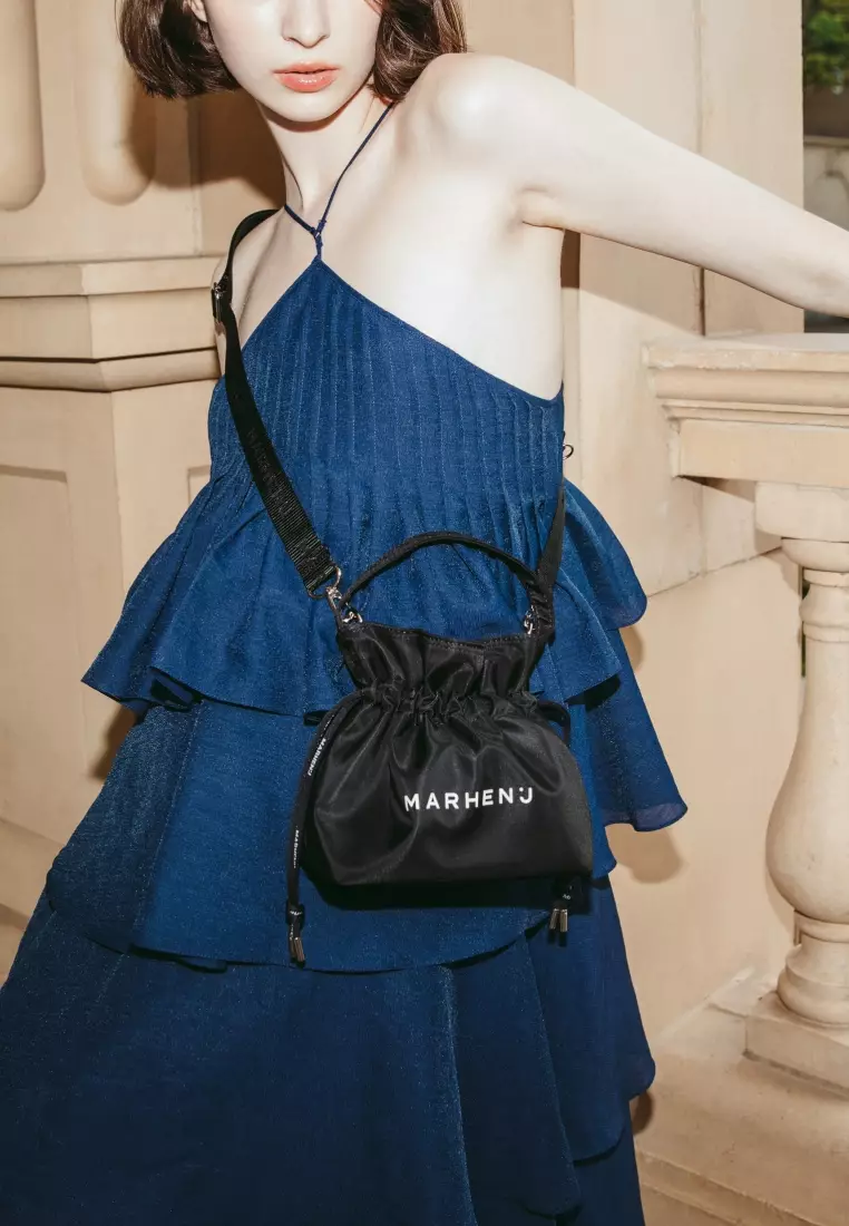 CHARRON Nylon Crossbody Bag Black