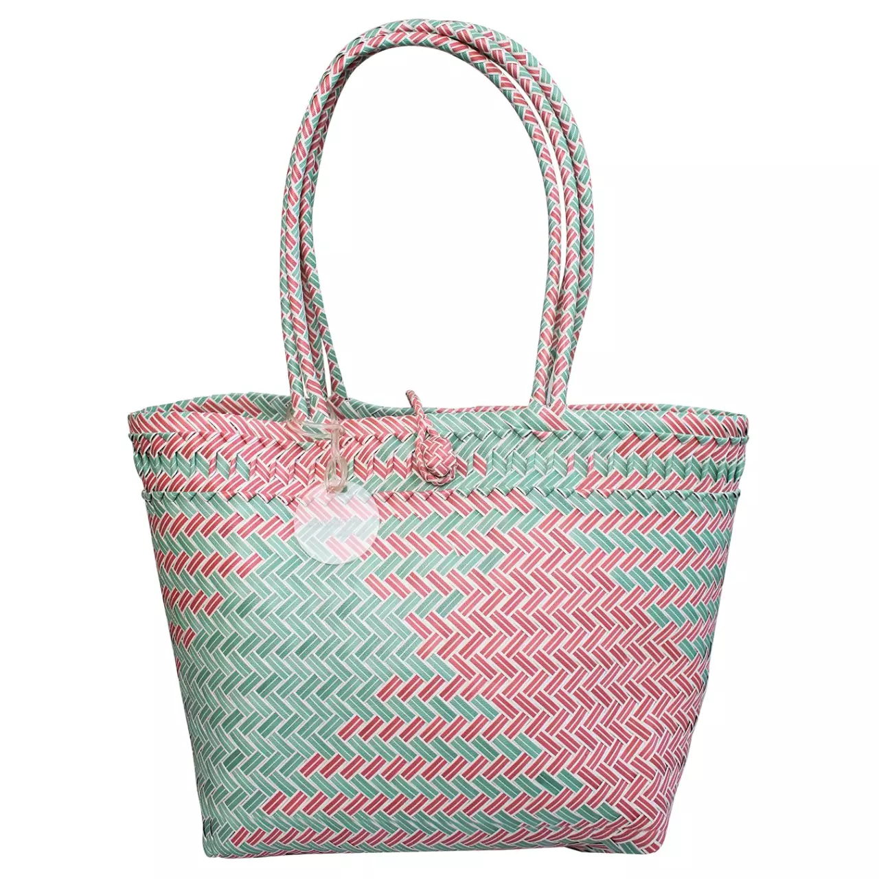 Mayonette Naturel Cantika Tas Anyaman Anyam Plastik Handmade