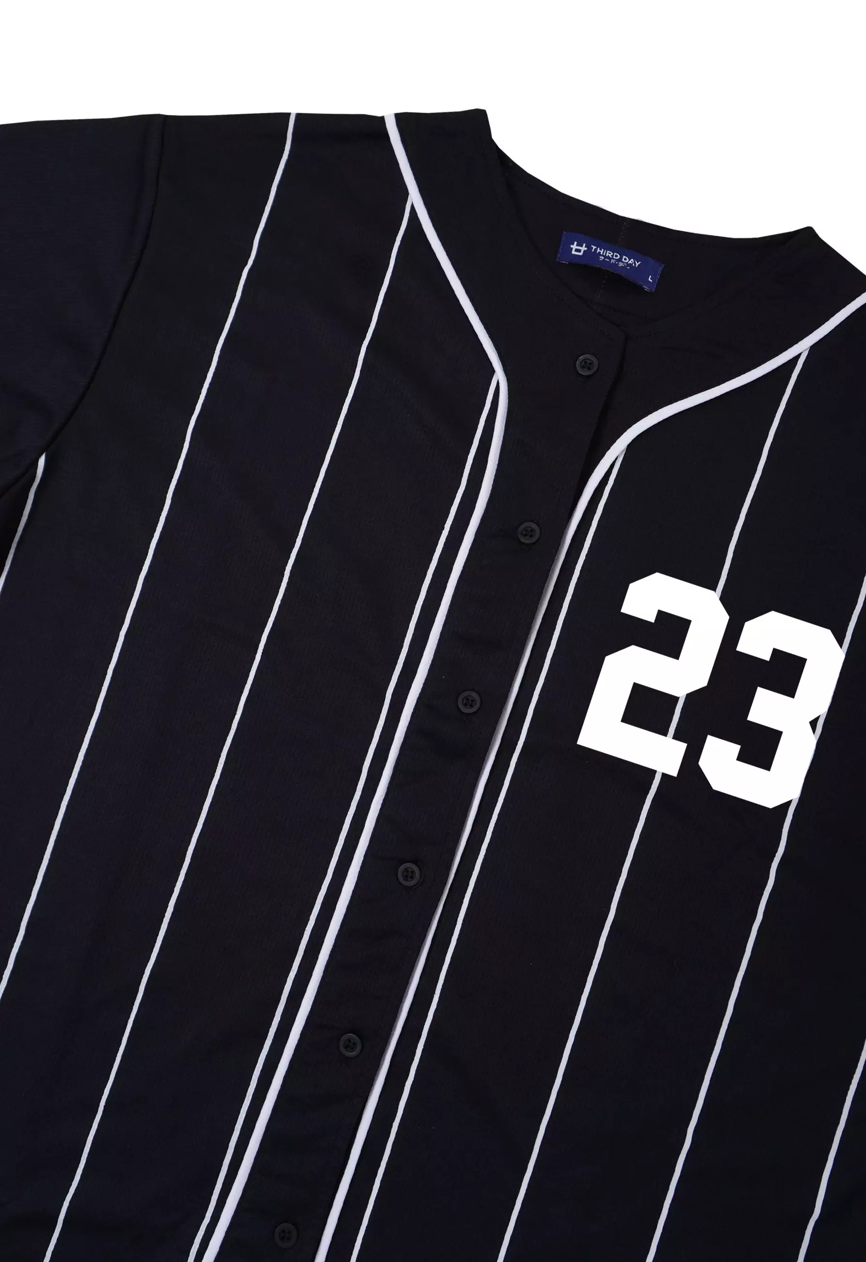 KU155 Kaos Baseball Anak "23" hitam