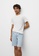 MANGO KIDS blue Frayed Hem Denim Shorts 53462KA9F521E1GS_5
