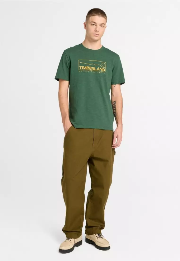 Men's Outlined Graphic Short-Sleeve T-Shirt