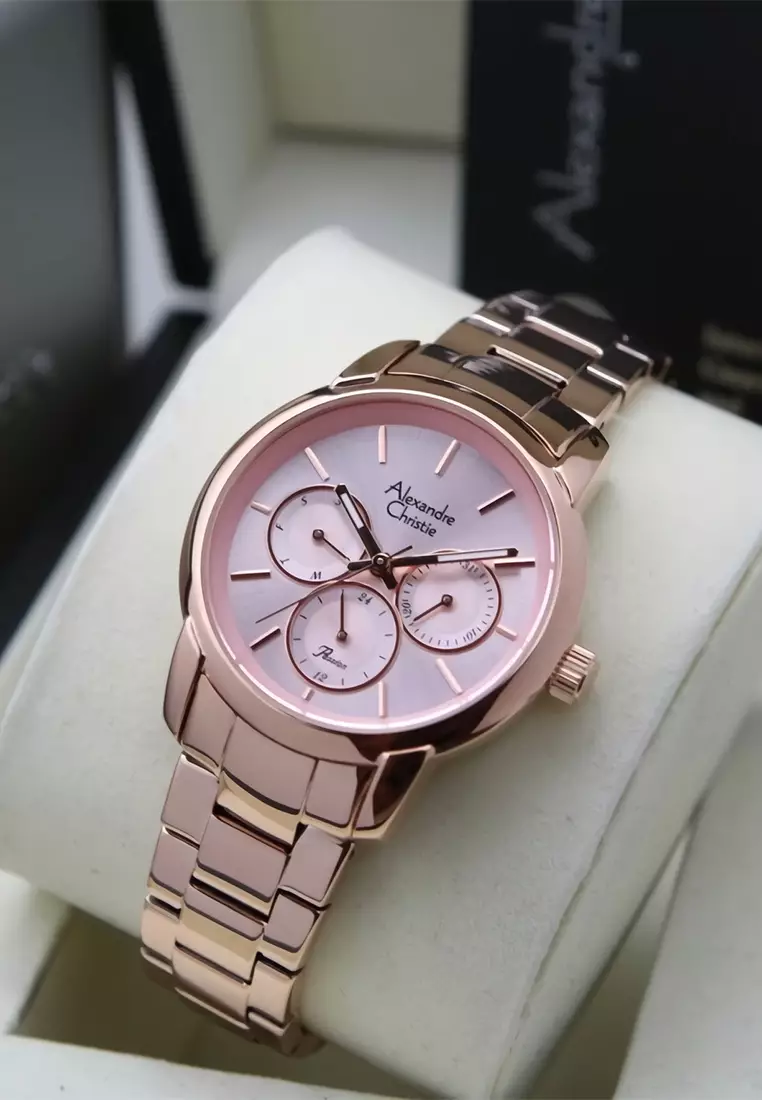 Jam casio wanita online rose gold