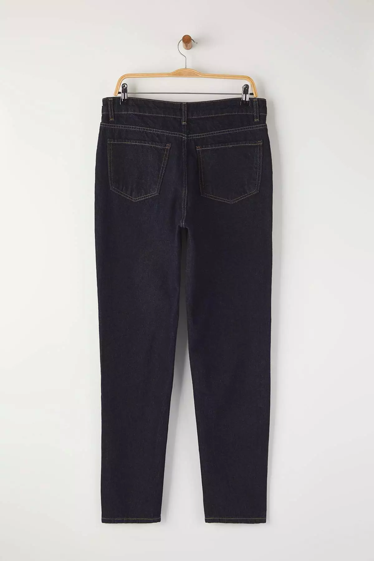 Dark Navy Essential Fit Tobacco Stitched Jeans