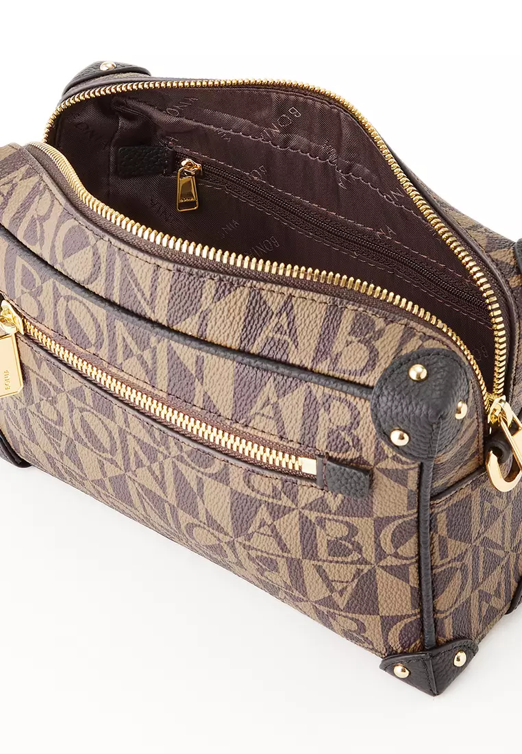 Black Monogram Crossbody Bag