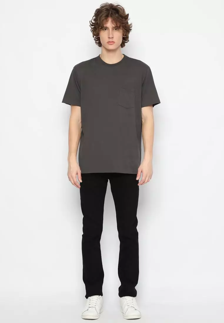 MATSUDA Kaos Polos Pocket T Shirt Cotton Chuo