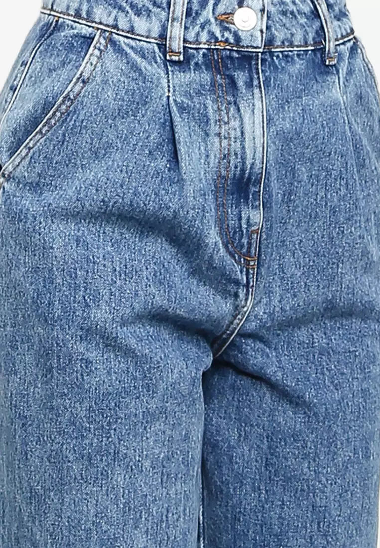 Buy Mango High Waist Darts Jeans 2023 Online ZALORA Philippines