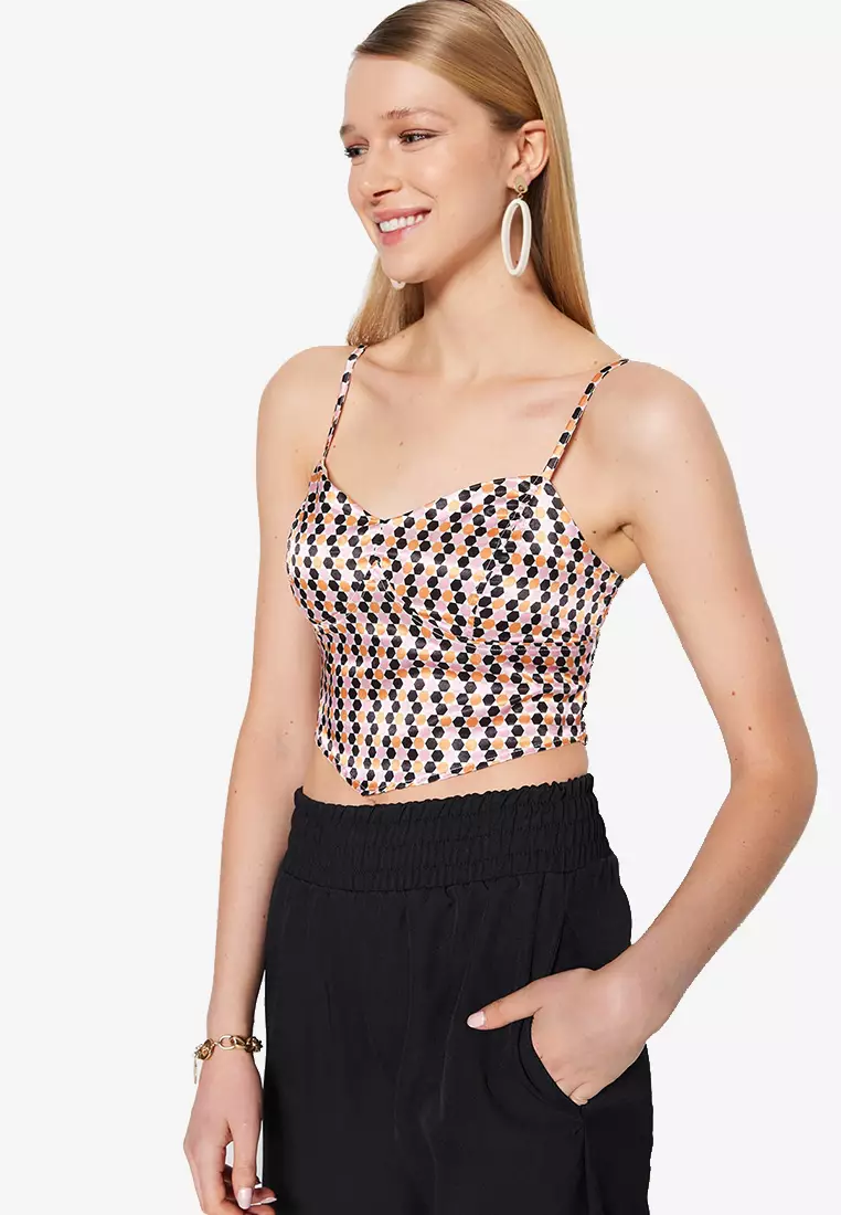 Buy Trendyol Print Cami Top 2023 Online | ZALORA Singapore