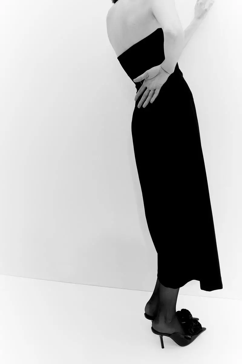 Bandeau bodycon dress