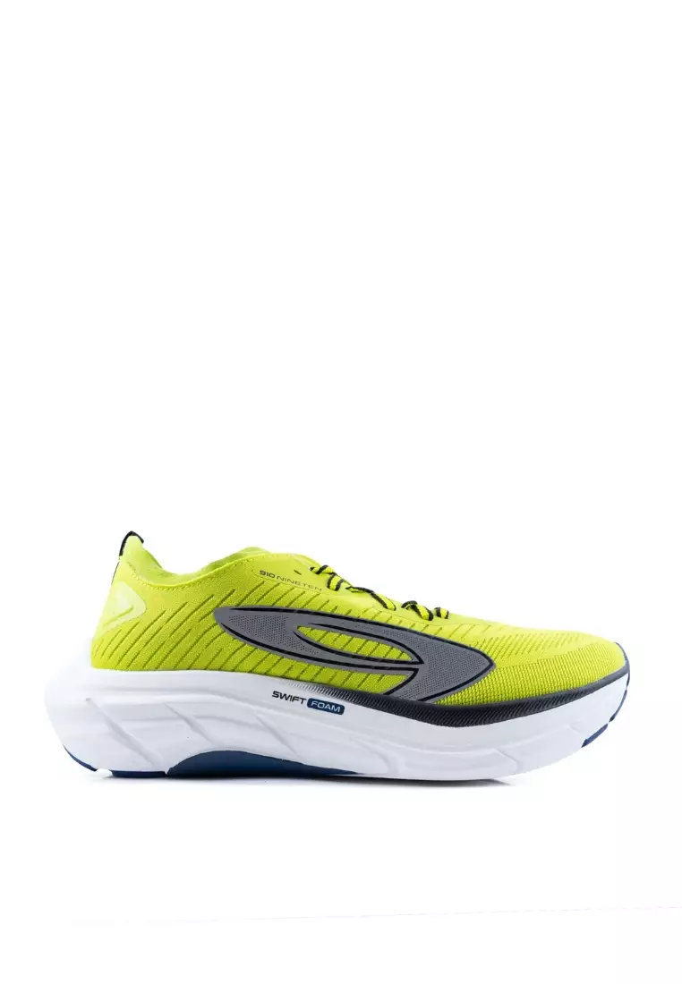 910 Nineten HIROSHI RN-LITE Sepatu Lari -  HIJAU-NEON/PUTIH/BIRU