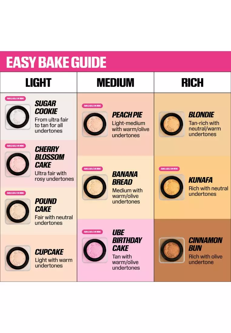 Huda Beauty Easy Bake Loose Powder Mini Ube