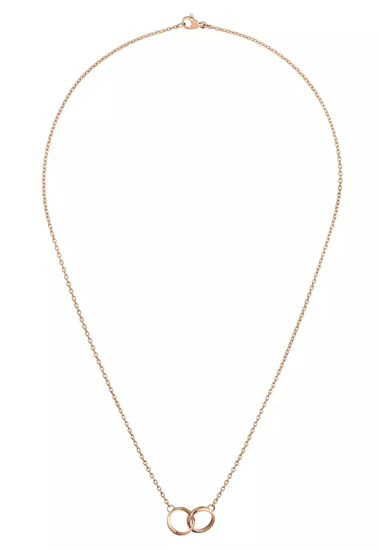 Elan Unity Necklace Rose Gold 丹尼爾惠靈頓 - Necklace for women and men 女士項鍊男士項鍊 - Jewelry collection - Unisex