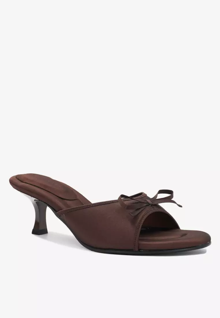 Dr Cardin Women Lush Eve 2-inch Heels | Satin | Suede L-RNZ-9339