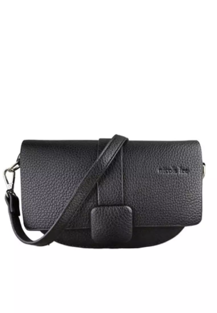 Nicole Lee Tas Wanita Selempang Bahu Tas Kerja Hand Bag Casual Branded Ori 3721507001BRO/KHA/BLA