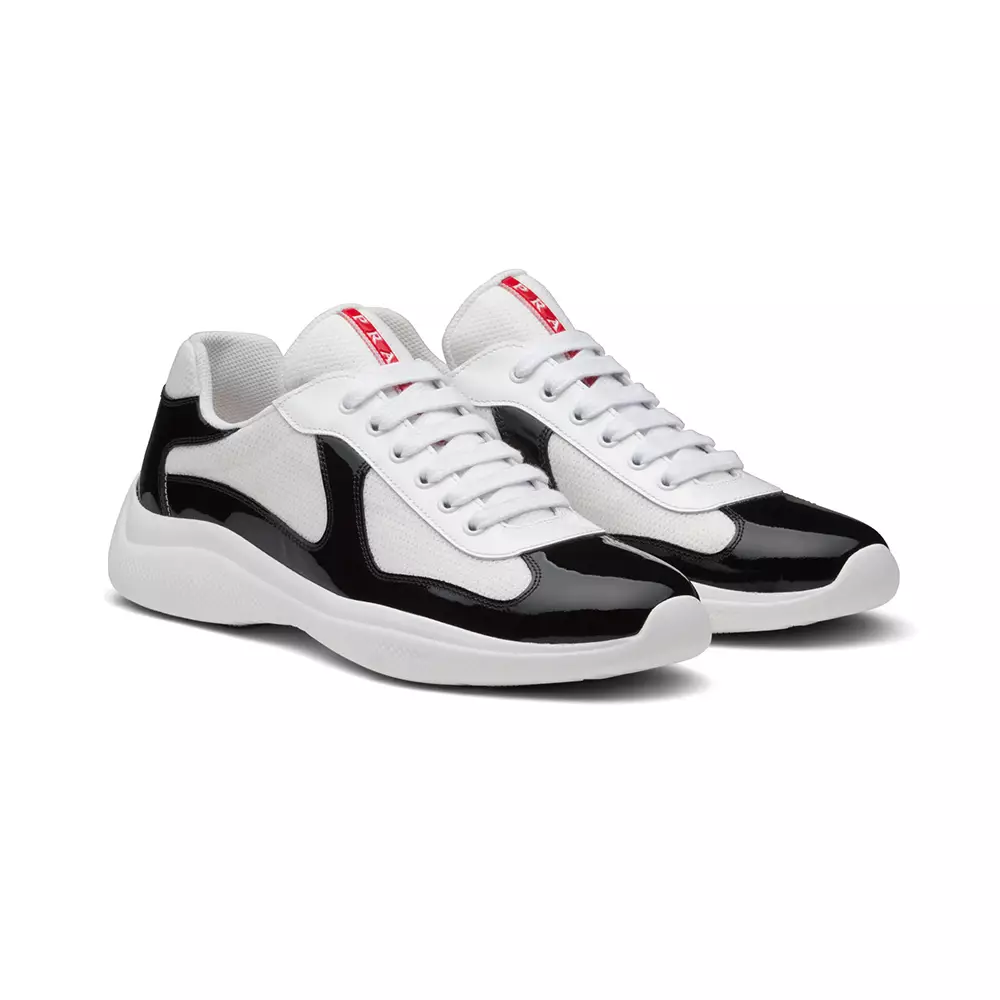 Prada americas discount cup sneakers black