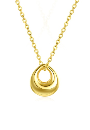 CELOVIS gold CELOVIS - Lara Teardrop Pendant Chain Minimalist Necklace in Gold 750CBACF4DBBCBGS_1
