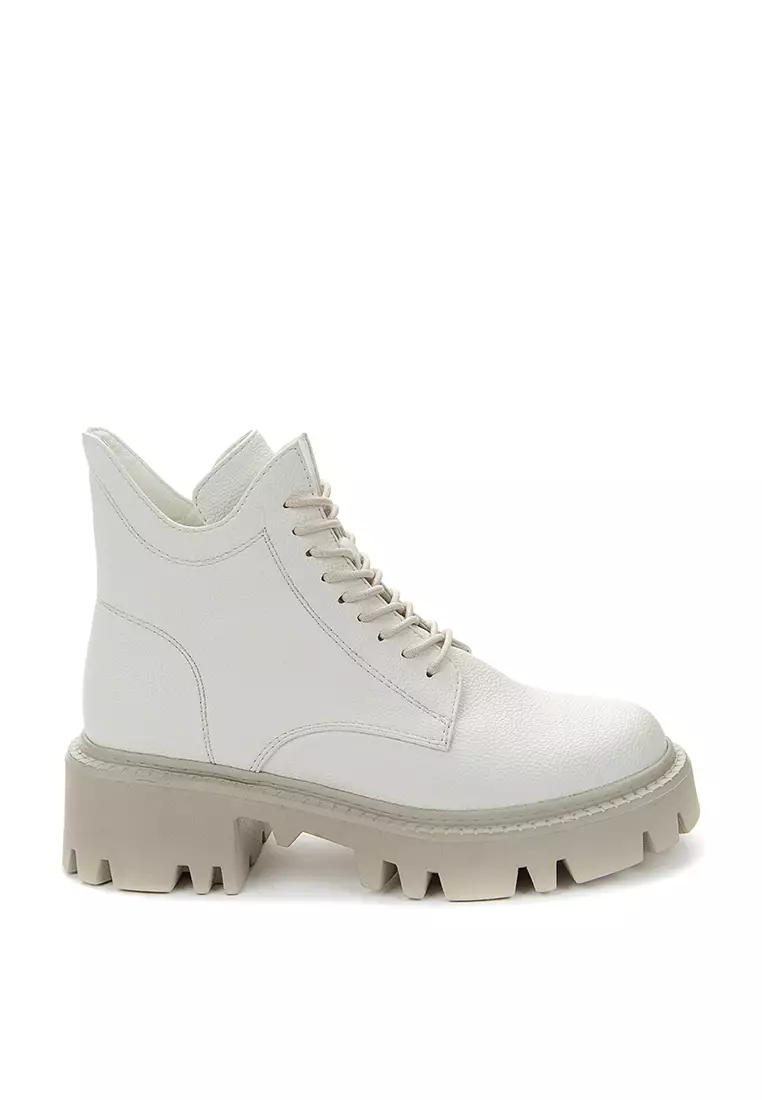 Betsy Elena Ankle Lace Up Boots ZALORA
