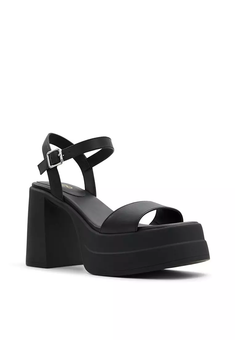 Aldo black clearance platform heels