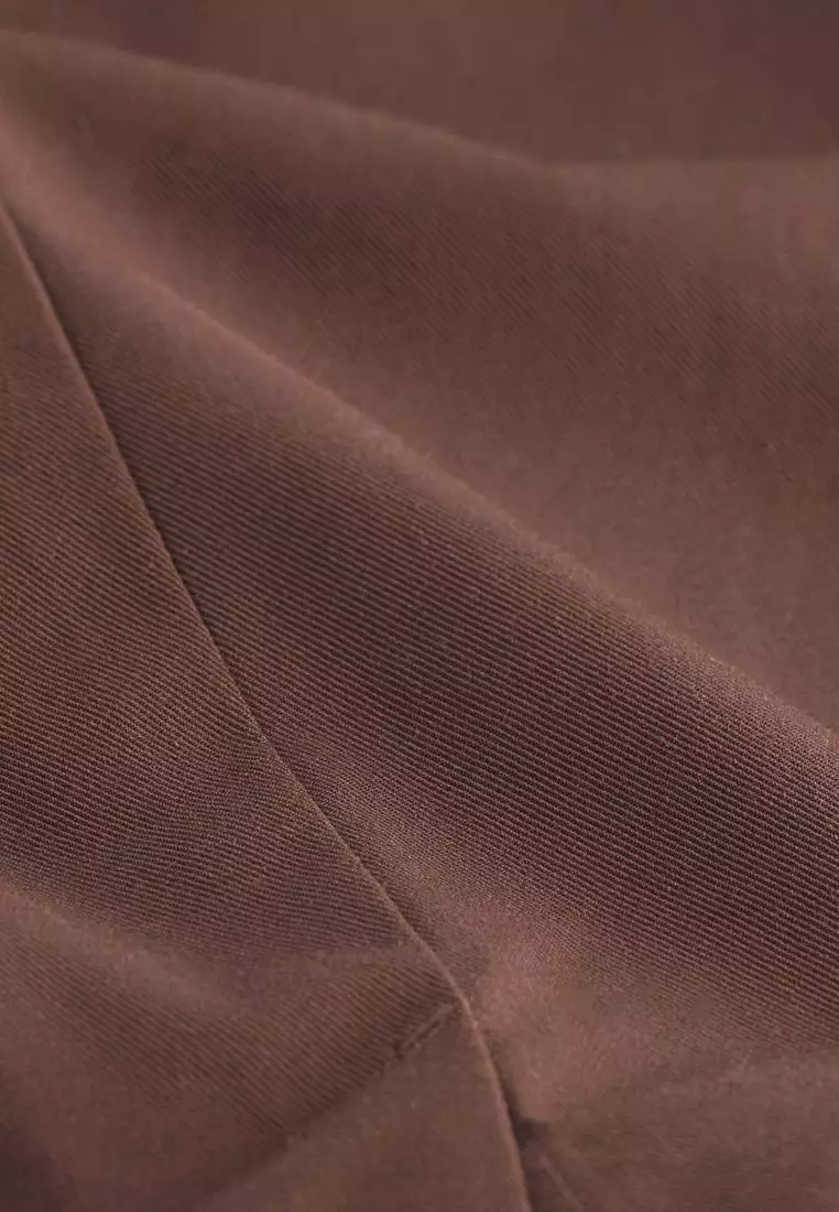 Cotton Blend Utility Skirt