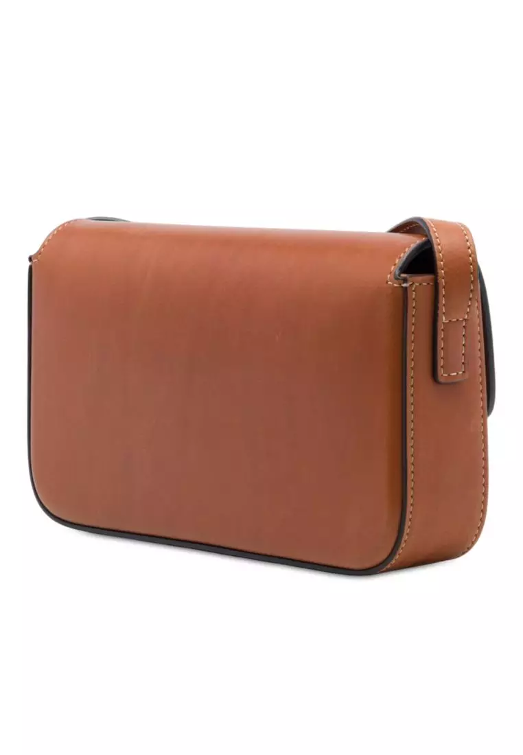 Pre-Loved Celine Shiny Calfskin Claude Shoulder Bag