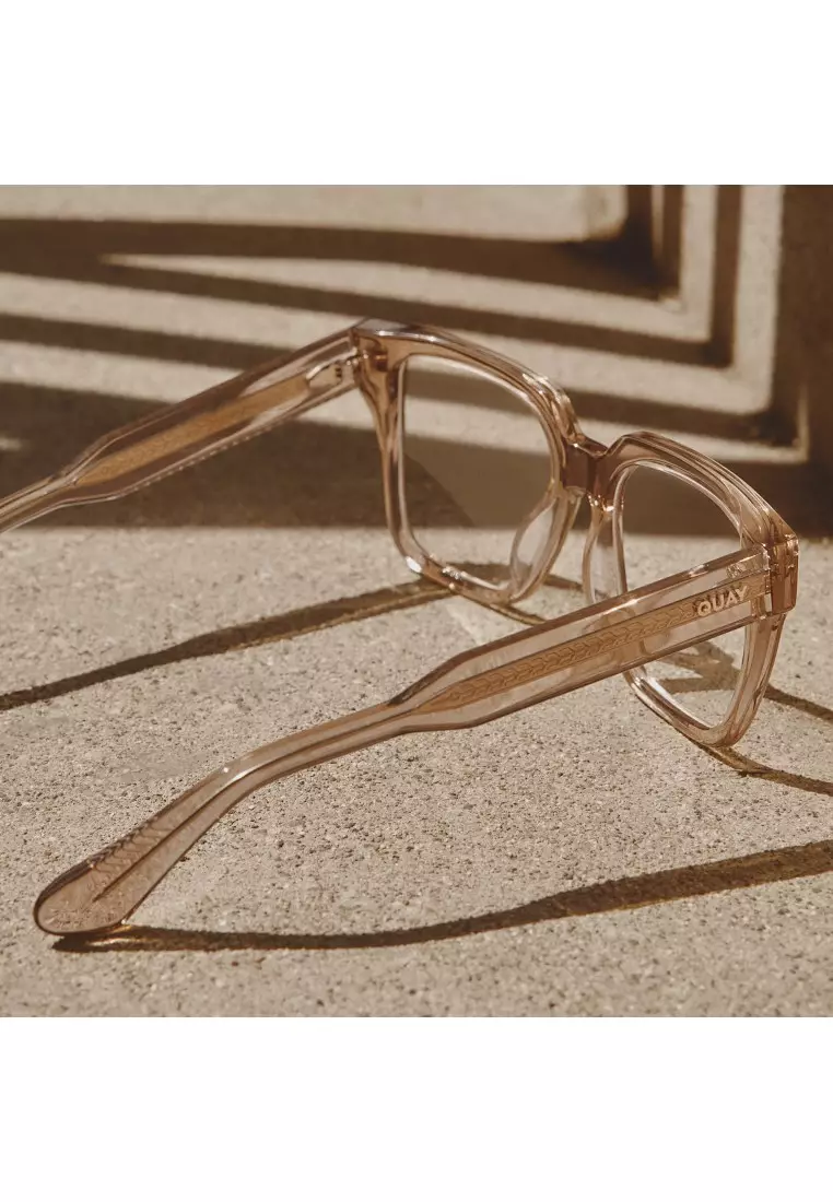 QUAY Bold Type Optical Eyeglasses - Oat