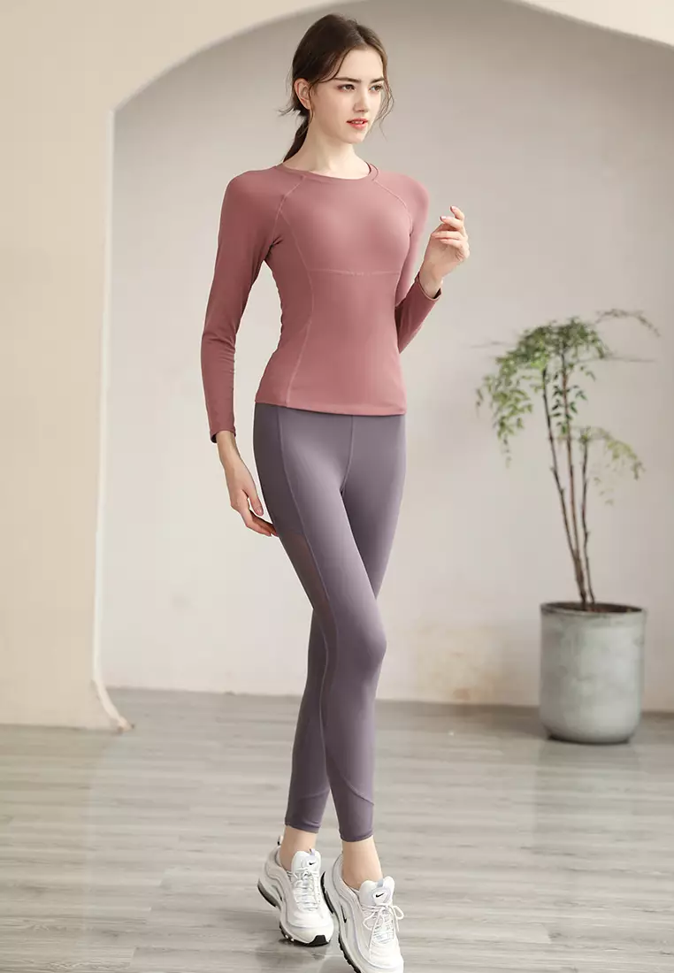 Girl's quick-drying short sports leggings