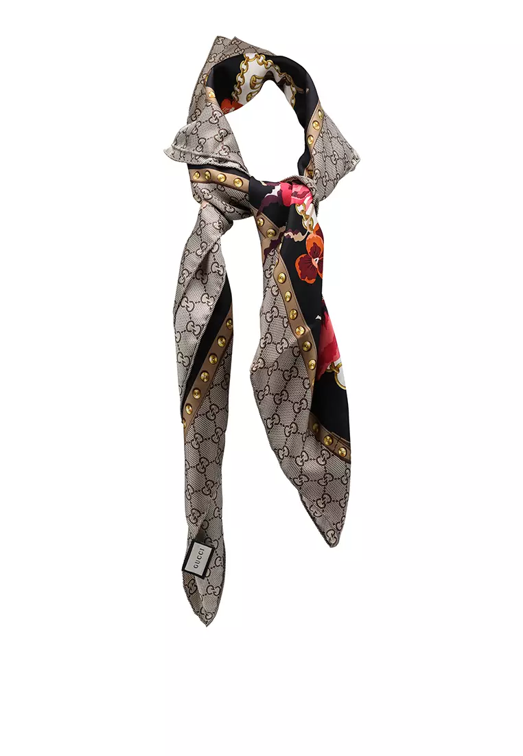 Gucci print hot sale scarf