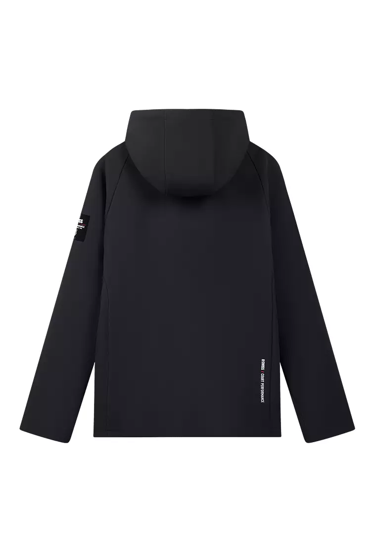 男裝 K-SWISS LOGO 連帽外套