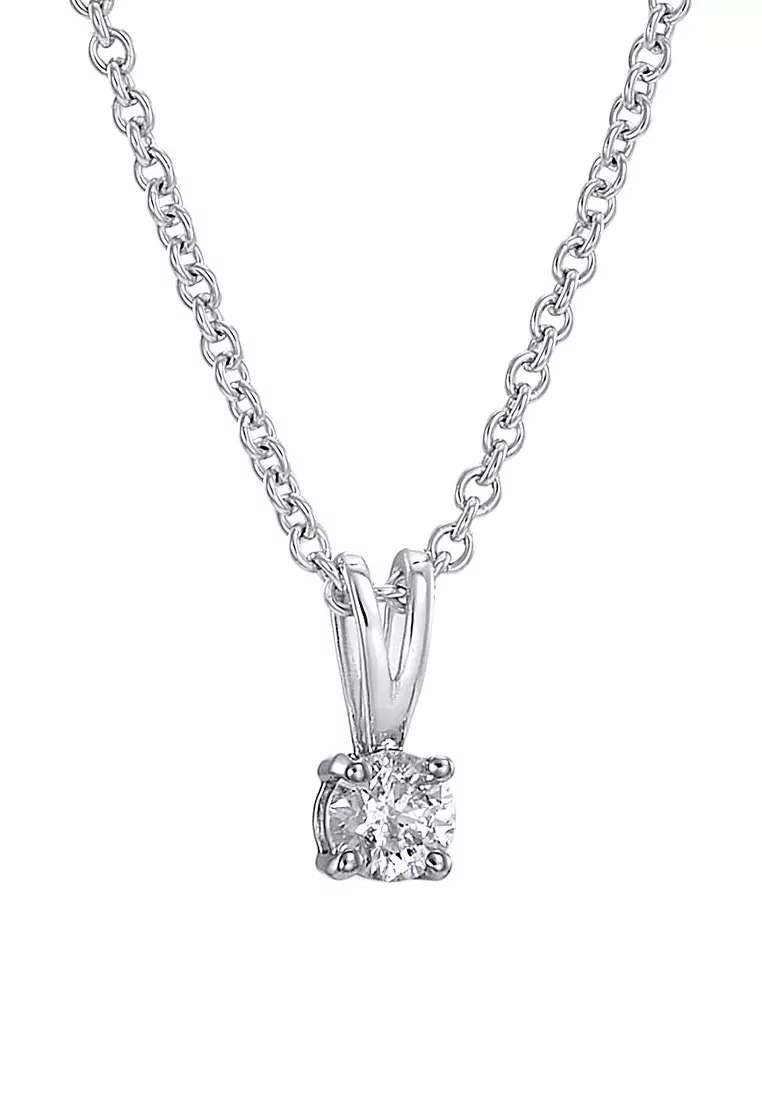 HABIB Round Diamond Necklace in 375/9K White Gold 560080623(WG)