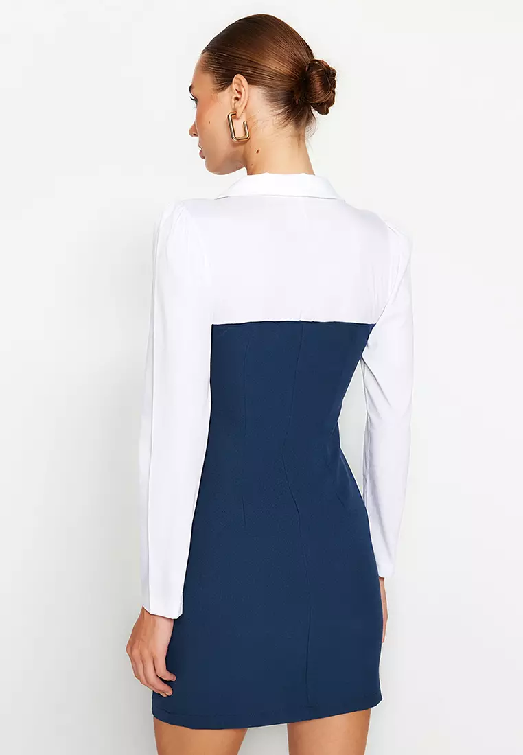 Colorblock Mini Dress