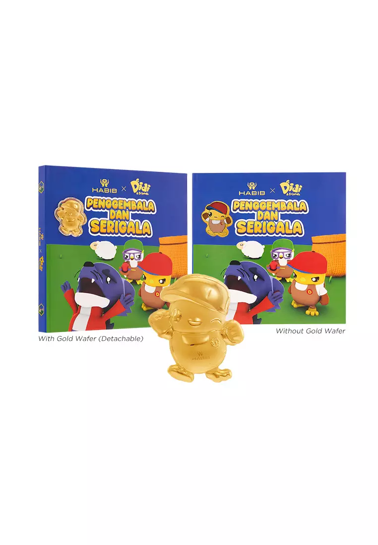 HABIB x Didi & Friends Storytime Collection (Penggembala & Serigala) | 999.9 Gold Wafer (0.20g)