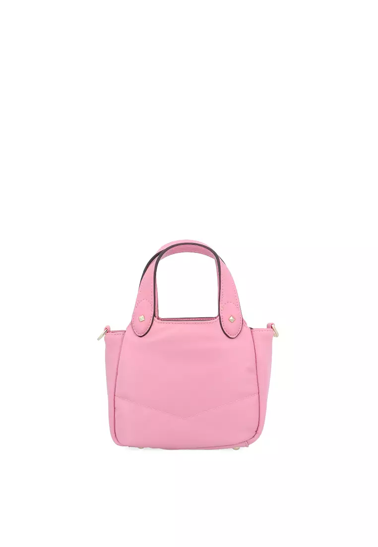Cuddly Nylon Handbag S - Pink