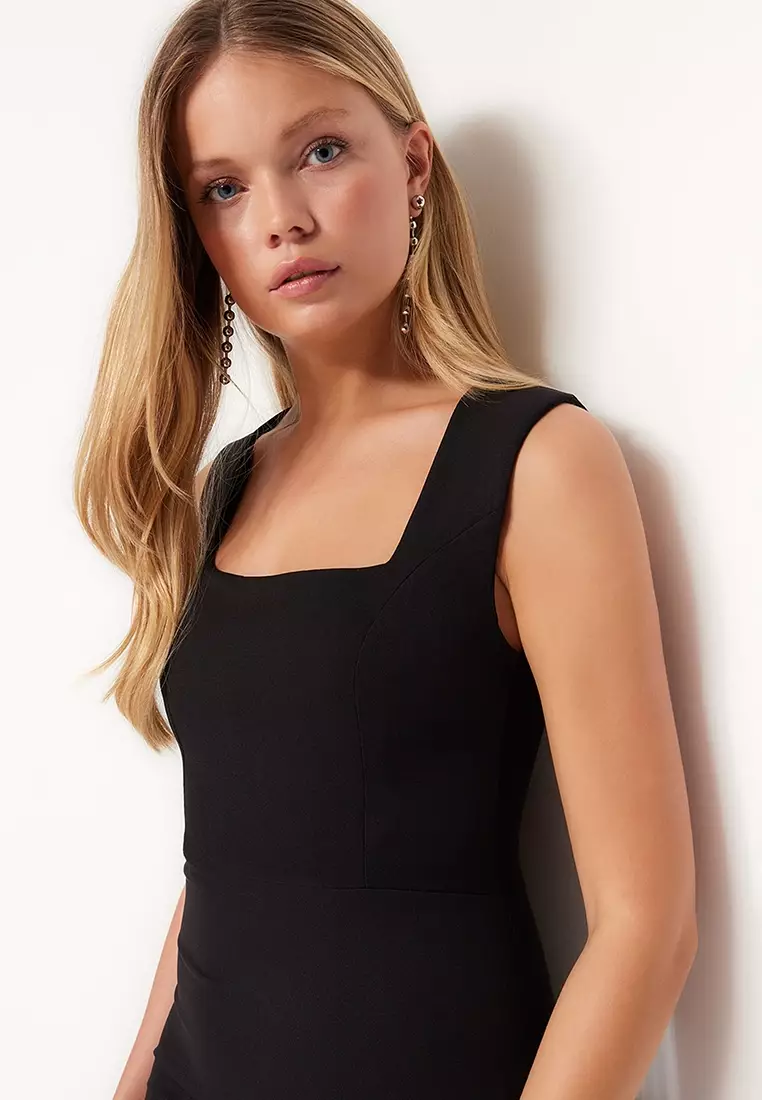 Fitted Mini Woven Dress