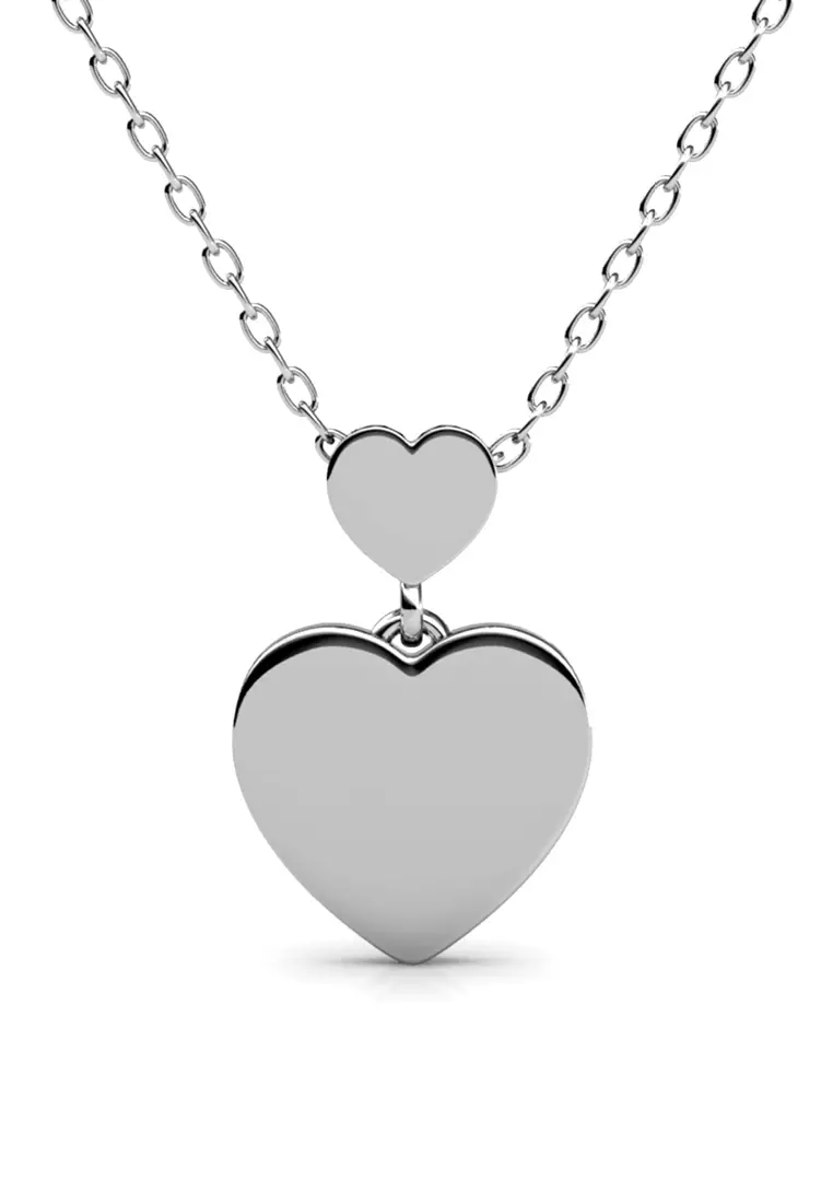 Larine Pendant WG - Kalung Crystal Swarovski by Her Jewellery