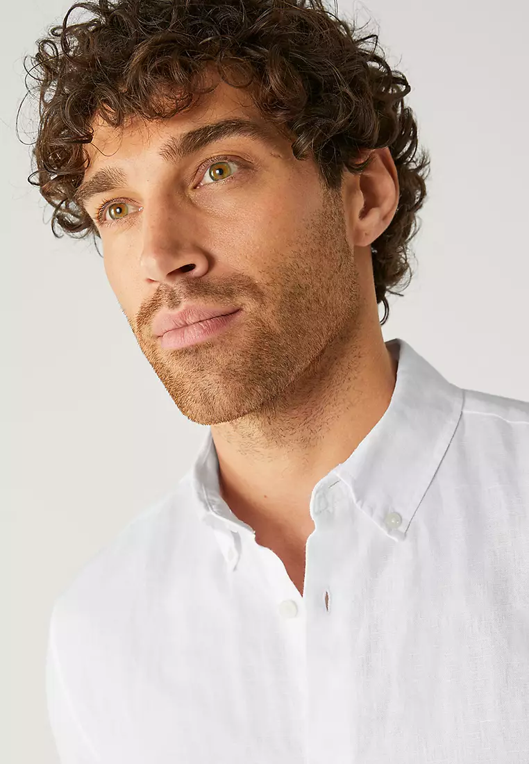 Easy Iron Linen Rich Shirt