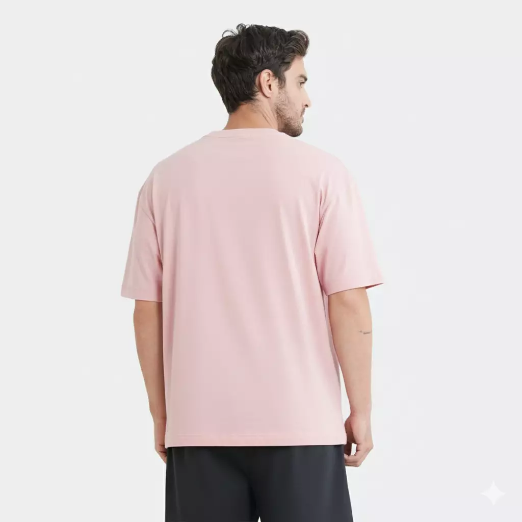 CELCIUS Kaos Pocket Oversize Lengan Pendek LIN001638C SoftPink