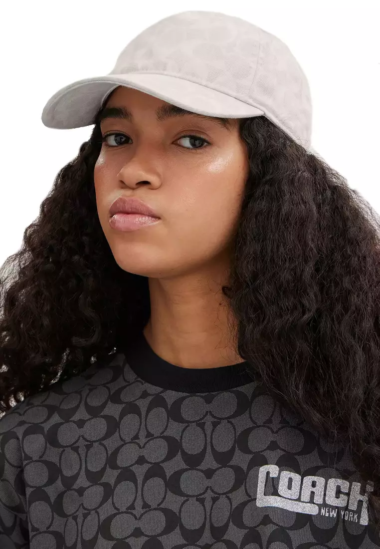 帽子 COACH CCH DEN BKCT HAT CHALK XS/S Coach Cch Den Bkct Hat Chalk Xs/S | eBay