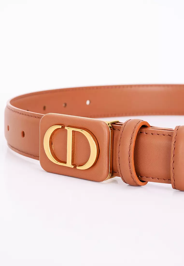 Square Buckle Leather Belt MYF-MY-057