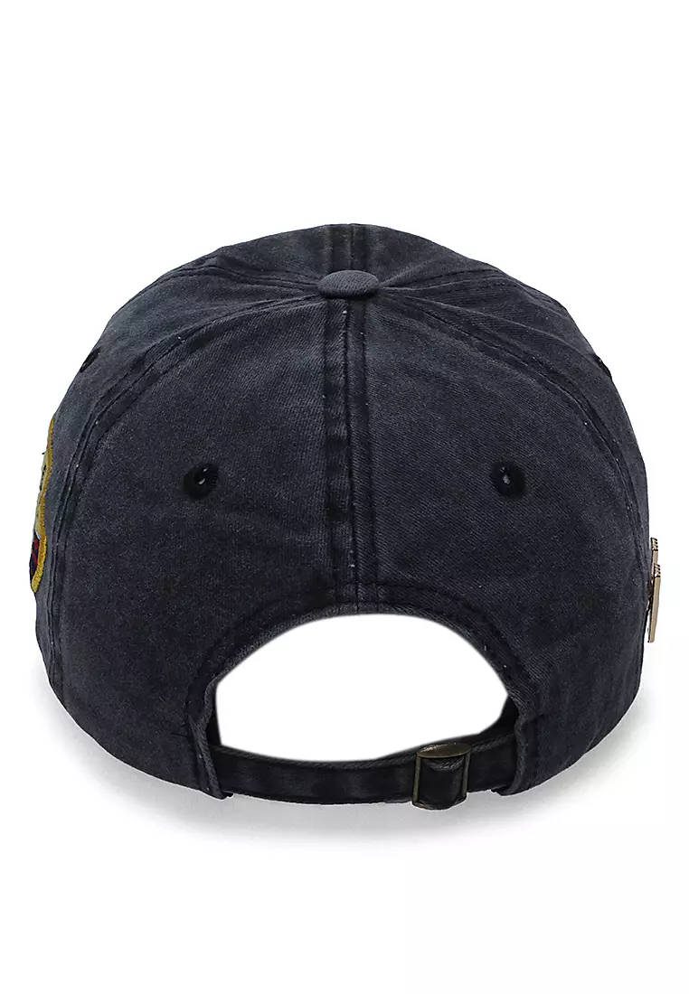 Discovery Drsh Topi Baseball Unisex Casual Sport Adjustable Strap Material Cotton ORIGINAL - Black