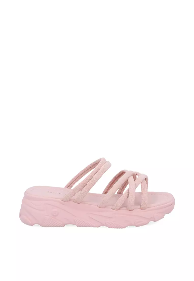 Blush strappy online sandals