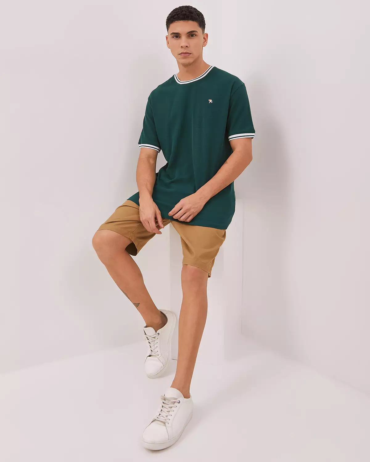 MEN'S GREEN SHORT SLEEVE T-SHIRT