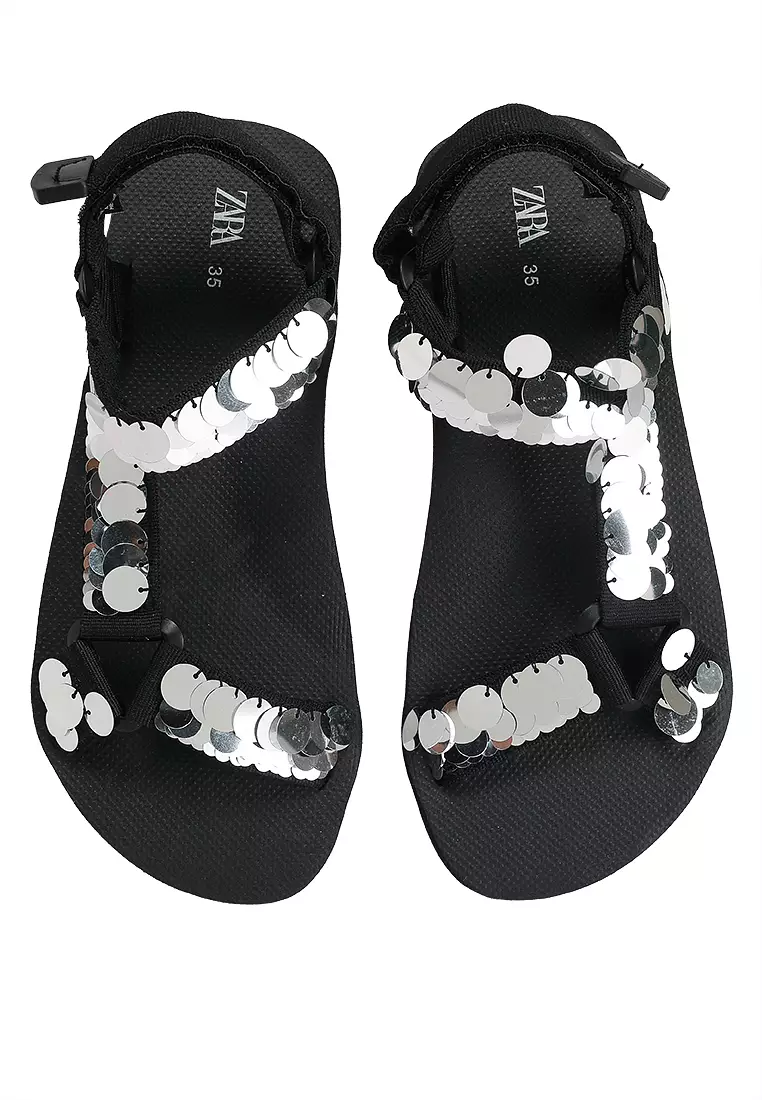 Zara sequin espadrilles outlet